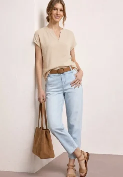 Blouse shirt van mousseline