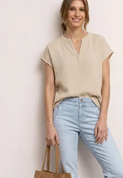 Blouse shirt van mousseline