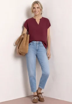 Blouse shirt van mousseline