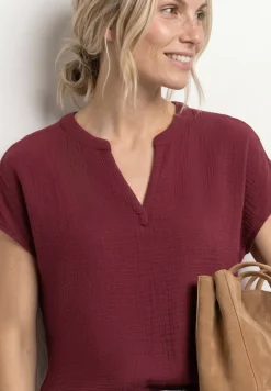 Blouse shirt van mousseline