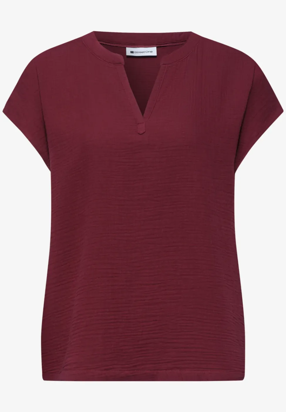 Blouse shirt van mousseline