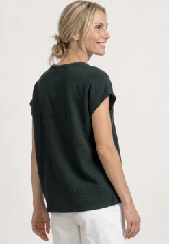 Blouse shirt van mousseline