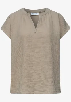 Blouse shirt van mousseline