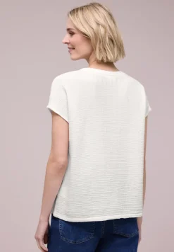 Blouse shirt van mousseline