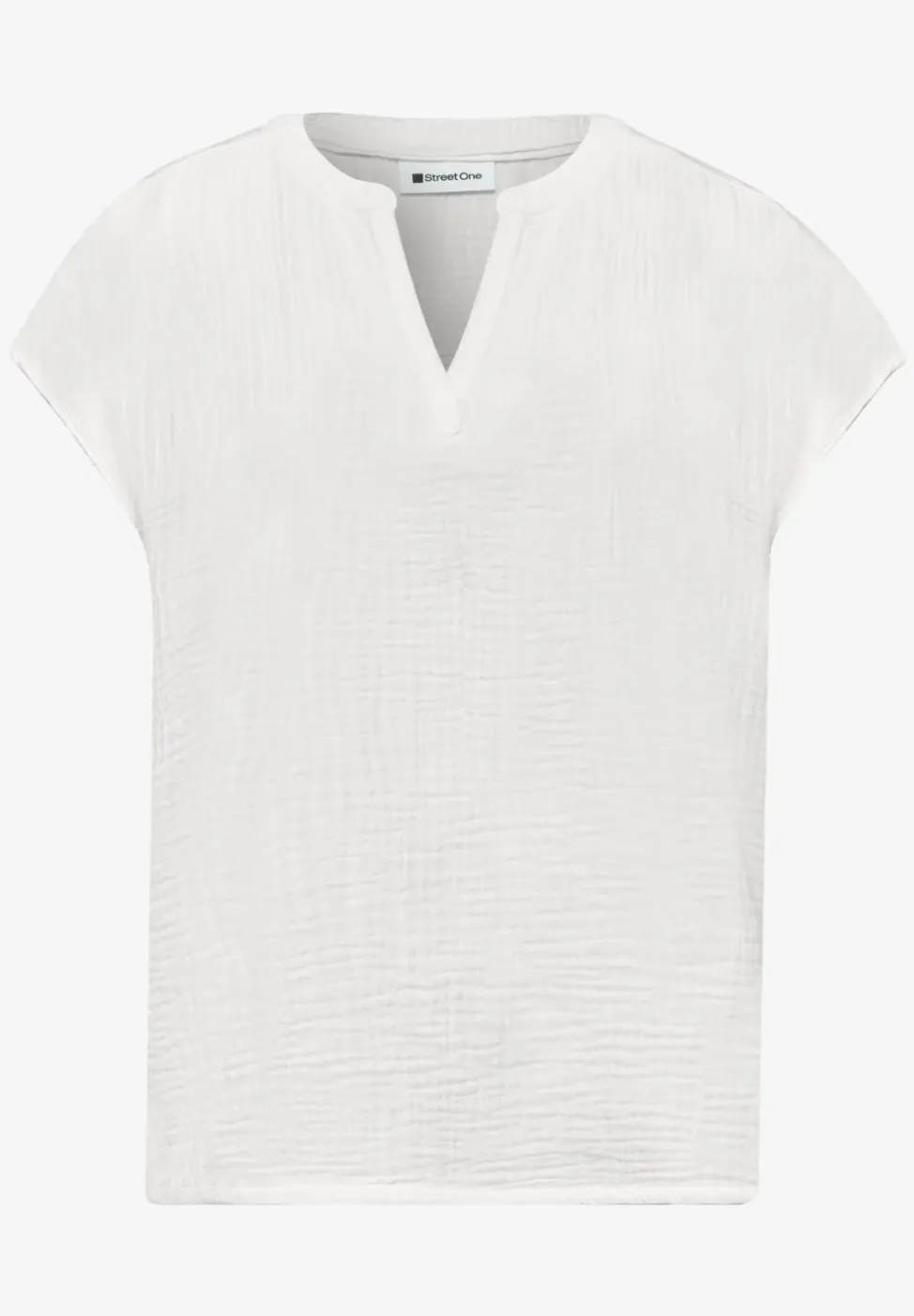 Blouse shirt van mousseline