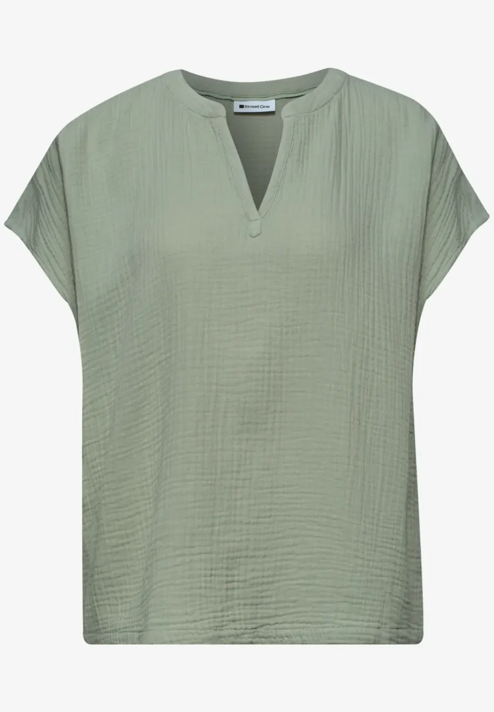 Blouse shirt van mousseline