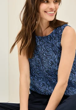 Blousetop met minimale print