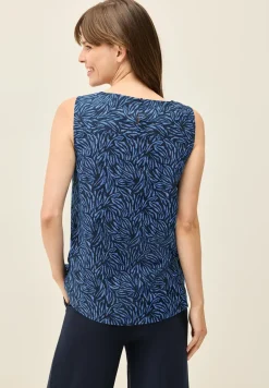 Blousetop met minimale print