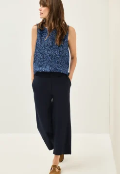 Blousetop met minimale print