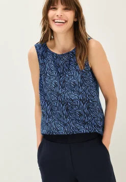 Blousetop met minimale print