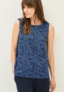 Blousetop met minimale print