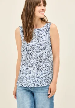 Blousetop met minimale print