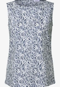 Blousetop met minimale print