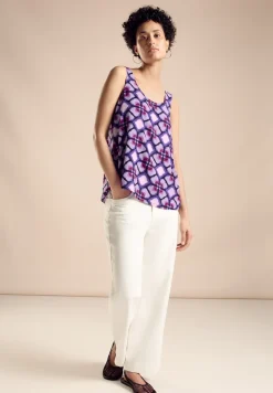 Blousetop met print
