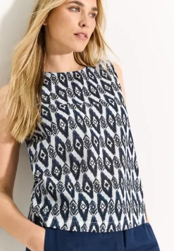 Blousetop met print