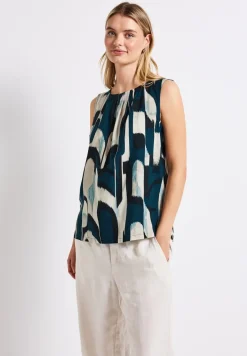 Blousetop met rimpels