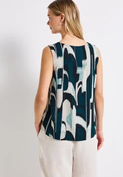 Blousetop met rimpels