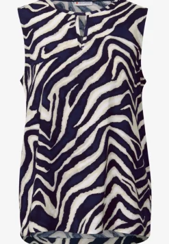 Blousetop met uitsnijding