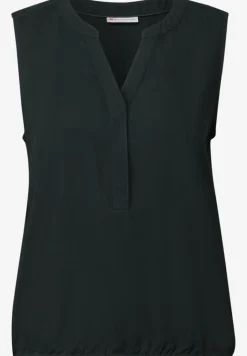 Blousetop in effen kleur