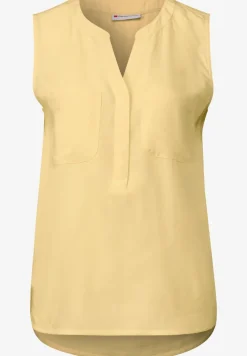 Blousetop met borstzakken