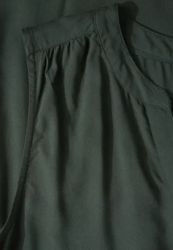 Blousetop met gespleten hals