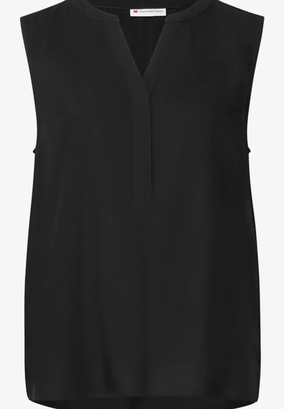 Blousetop met gespleten hals