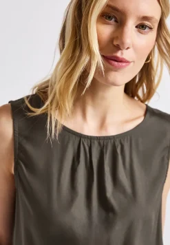 Blousetop met rimpels