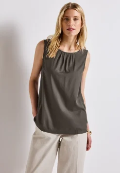 Blousetop met rimpels