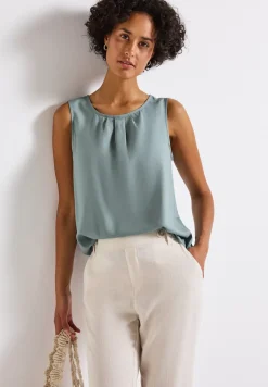 Blousetop met rimpels