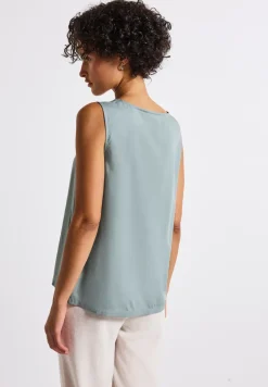Blousetop met rimpels