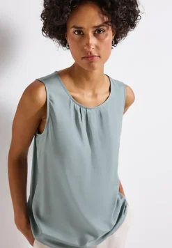 Blousetop met rimpels