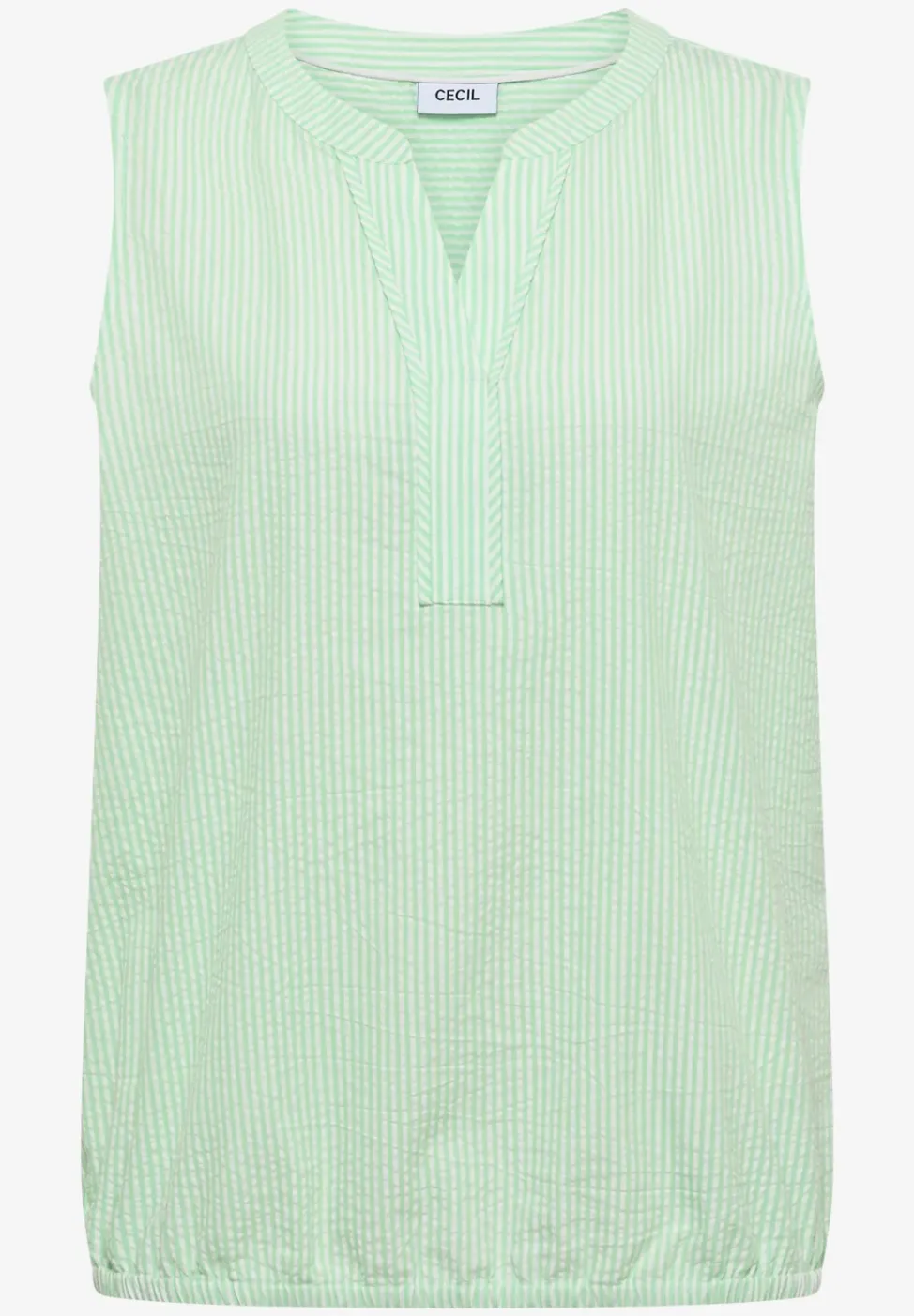 Blousetop van seersucker
