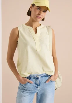 Blousetop van seersucker