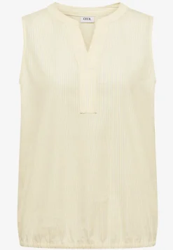 Blousetop van seersucker