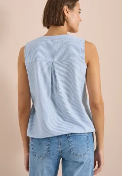 Blousetop van seersucker