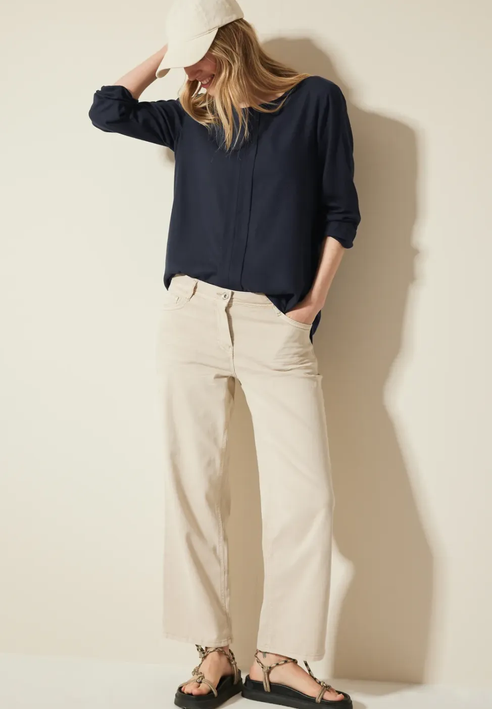 blouse van structuurmix