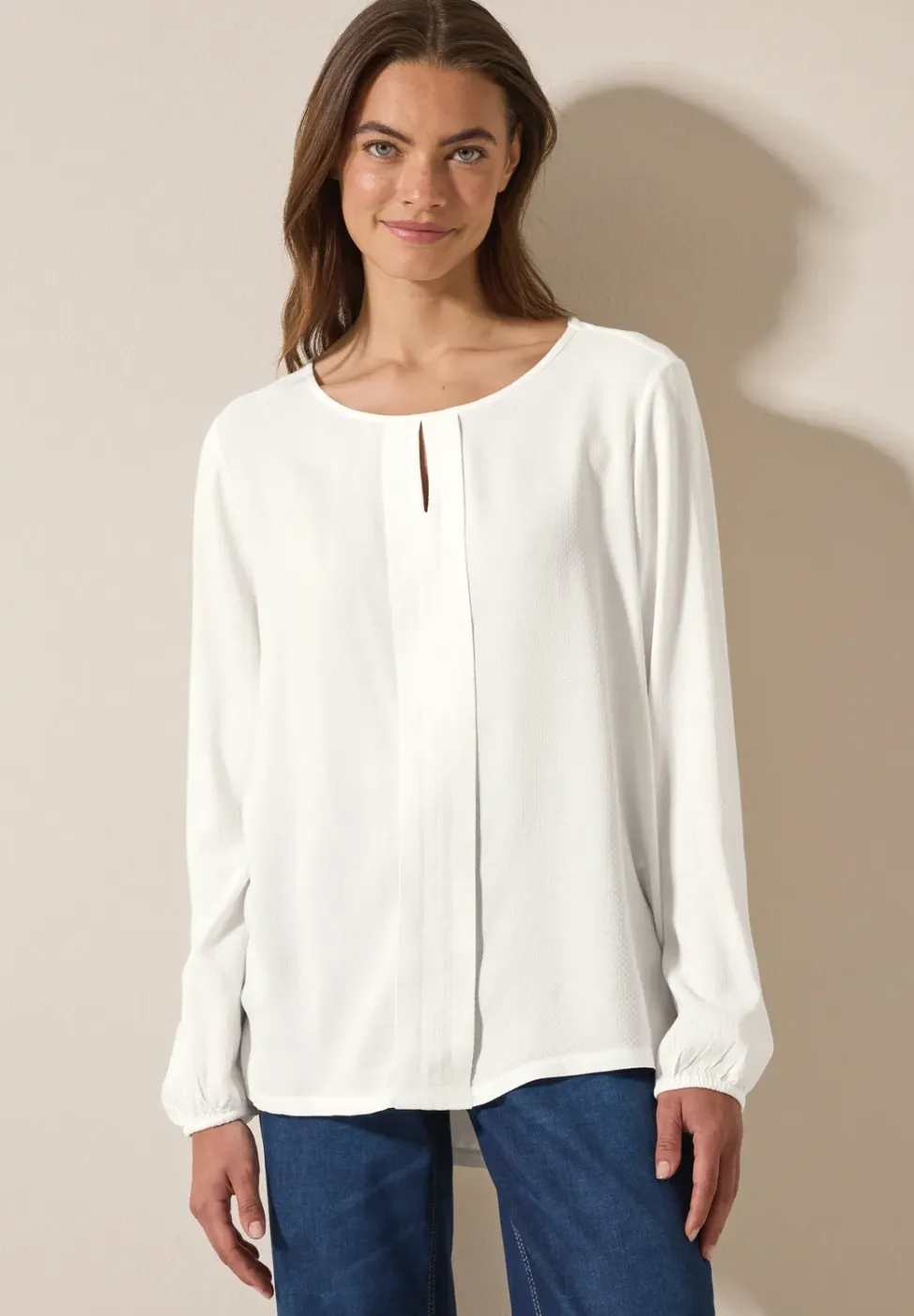 blouse van structuurmix
