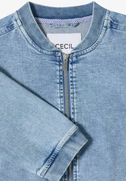 Blouson in denimkwaliteit met ritssluiting
