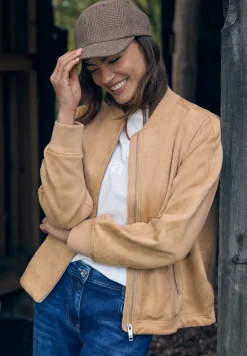 Blouson in effen kleur
