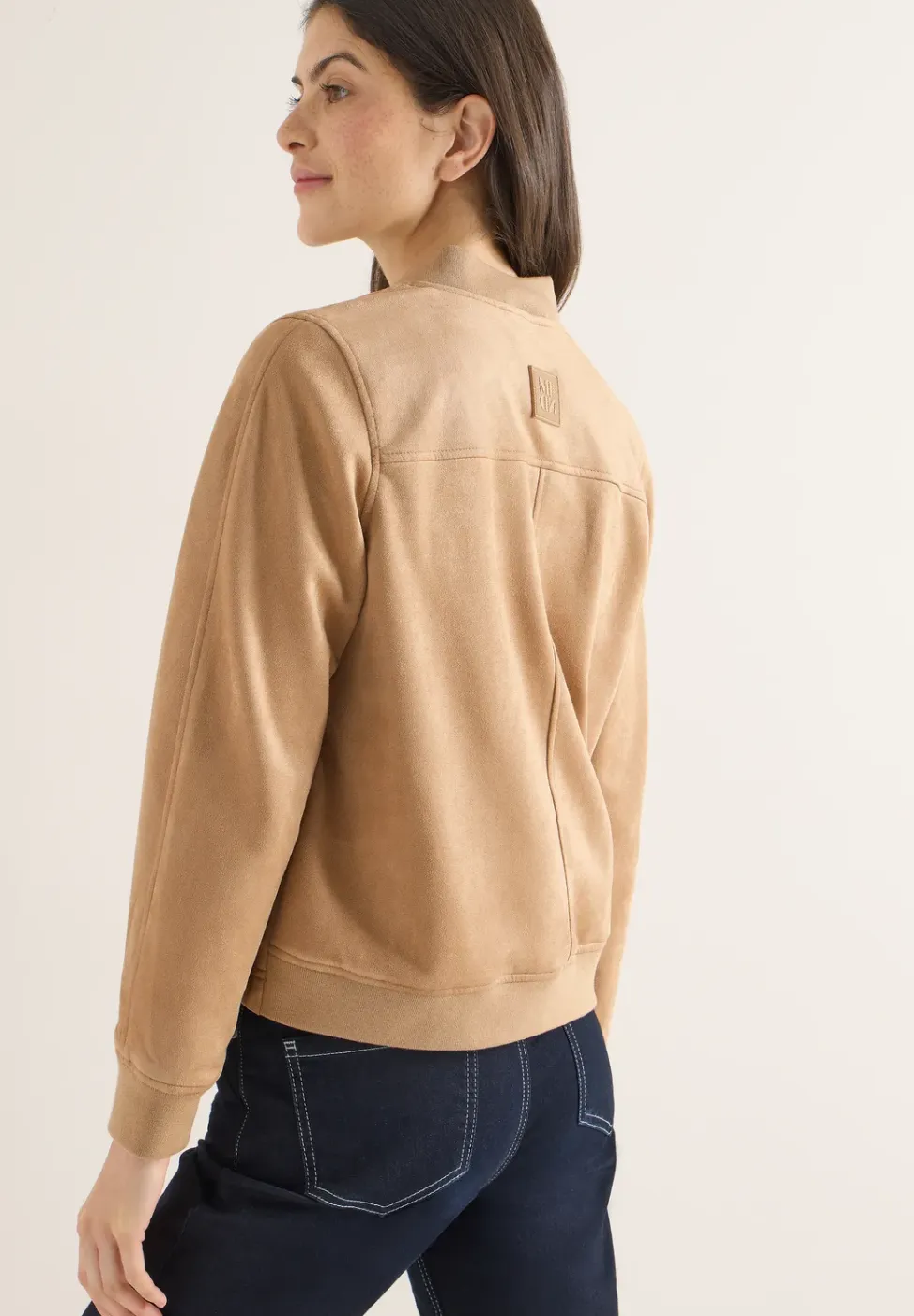 Blouson in effen kleur