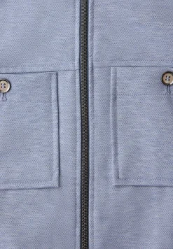 Blouson in gemêleerde look met ritssluiting