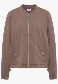 Blouson in seersucker kwaliteit met rits