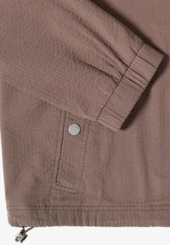 Blouson in seersucker kwaliteit met rits
