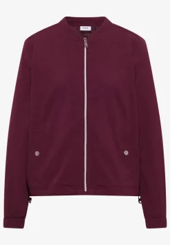 Blouson in seersucker kwaliteit met rits