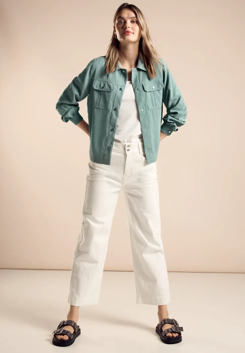 Blouson met borstzakken