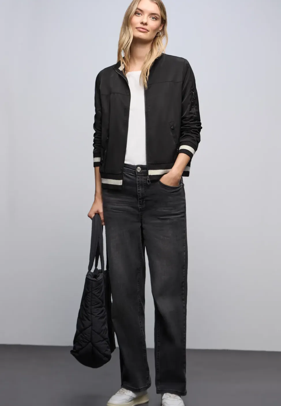 Blouson met college details