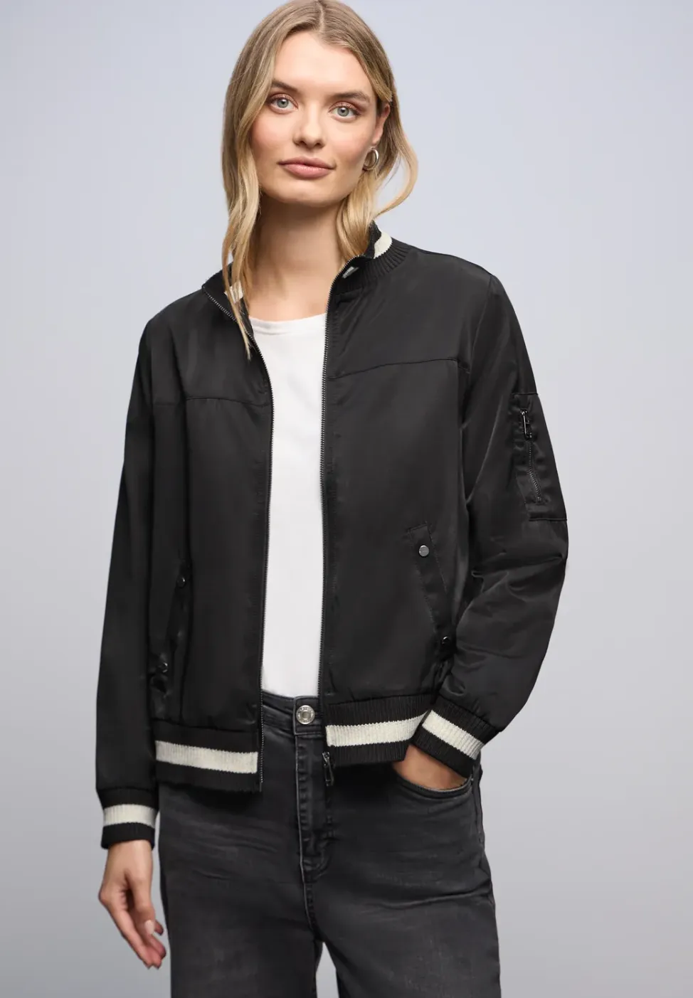 Blouson met college details
