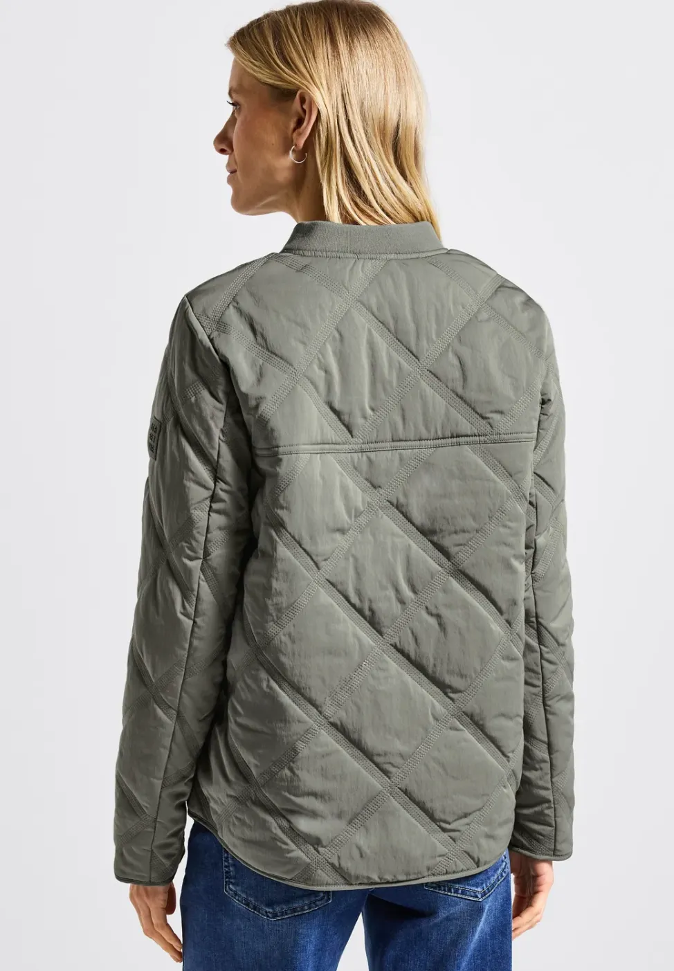 Blouson met doorgestikt patroon