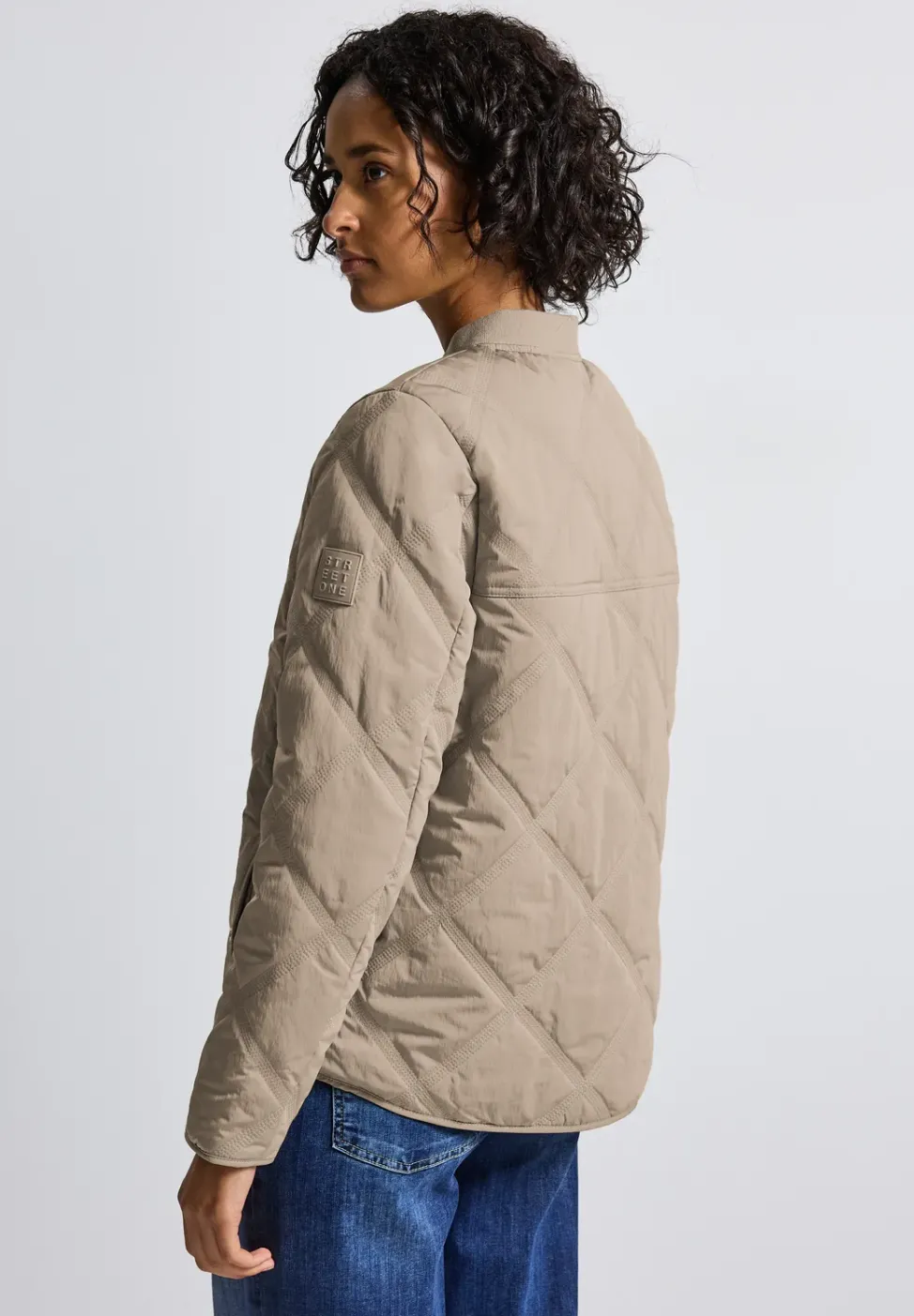 Blouson met doorgestikt patroon