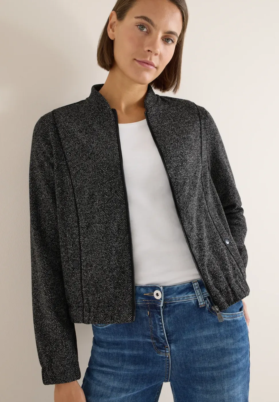 Blouson met elastische zoom